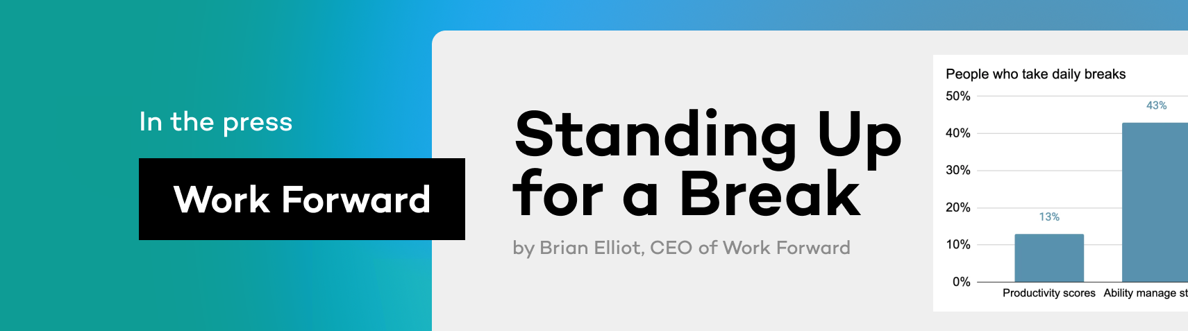 In the Press: Standing Up for a Break.